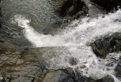 Small Waterfall at Mikwa Near Red Sea, Saudi Arabia Feb. 1982