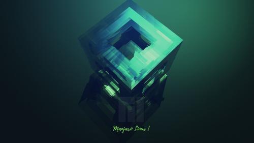 Manjaro Cube Green fot Linux