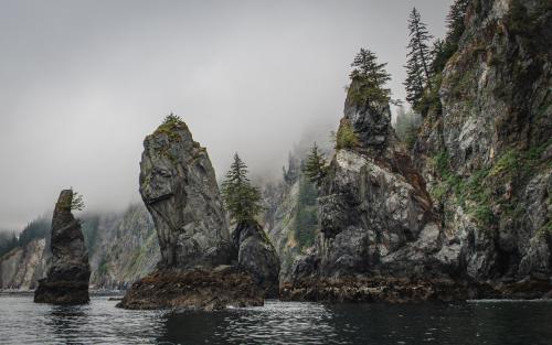 Spire Cove in Kenai Fjords National Park, Alaska