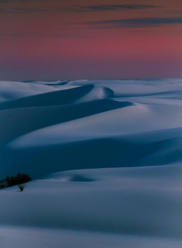 White Sands + blue hour = different planet