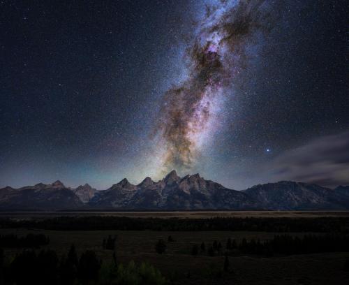 I shot our home galaxy in Grand Teton National Park last month!