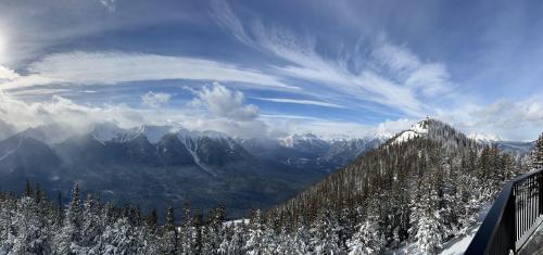 I couldn’t find a background I liked that worked for my 49” monitor so I took one my self. Banff, AB Canada