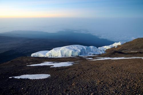 Last Glaciers of Kilimanjaro at Sunrise, Tanzania