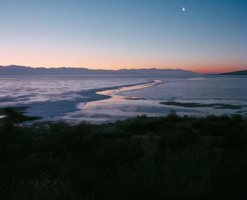 Sunrise at Antelope Island State Park, Utah