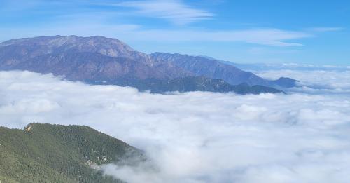 Above the clouds, San Bernardino Mountains, California