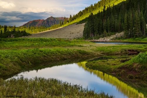 Waters in the Rocky Mountains, USA