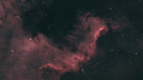 The Cygnus Wall in North American Nebula taken with my RASA11 and OSC