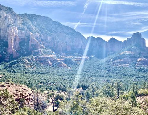 Morning sunshine in Sedona, AZ