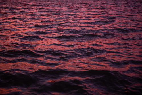 Sunset on the water, Thailand