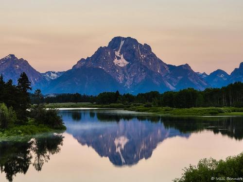 Early morning at Oxbow Bend, Grand Teton National Park, Wyoming