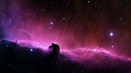 Pink Nebula, Stars, Galaxy
