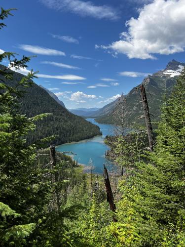 Upper Kintla Lake from Boulder Pass Trail - Glacier National Park, MT