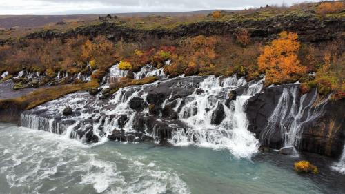 Hraunfossar , Iceland  OC