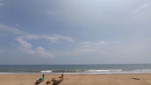 Quiet beach - Auroville, India