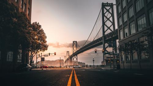 Bay Bridge - View from Street by @cloud_symmetry