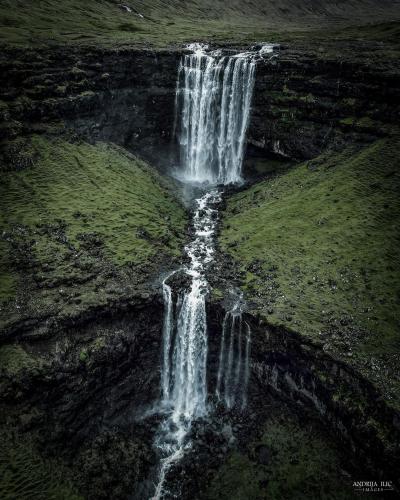 Waterfall, Faroe Islands  IG @andrija_ilic_images