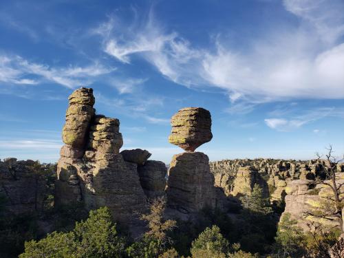 Big Balanced Rock in Chiricahua National Monument; Southeastern Arizona