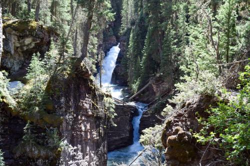 Hidden waterfalls in the San Juan Mountains, CO