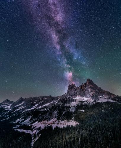 Milkyway over Liberty Bell mountain, WA | OC 3898 X 4682 IG: @bilatiaxomiya