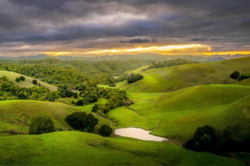 Stormy sensation at East Bay Hills, Bay Area, California