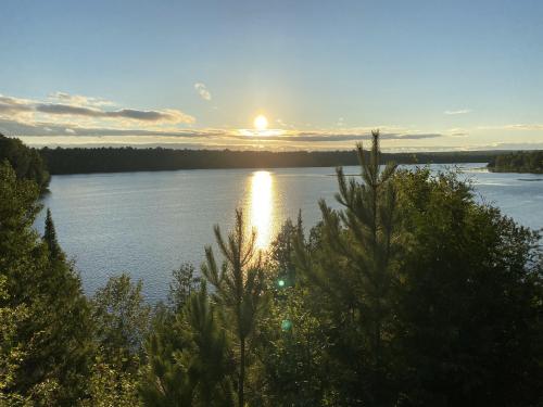 Mio Dam Pond in Michigan