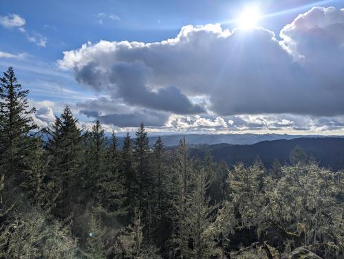 Managed to get a break in the weather at Spencer's Butte, Oregon