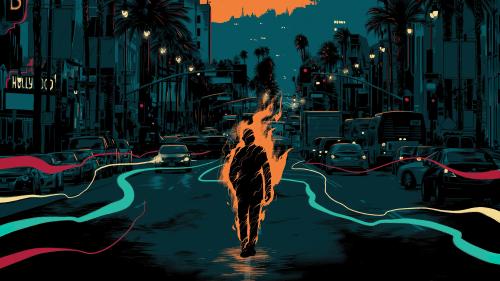 Burning Through Hollywood Blvd by Image Comics