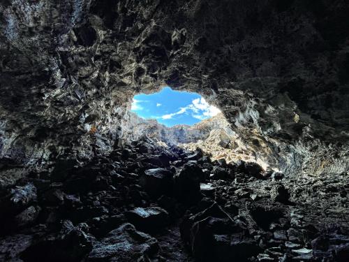 Looking Up - Craters of the Moon NP, Idaho USA