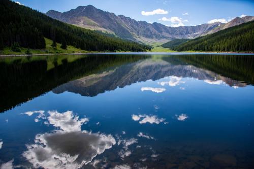 A summer day in Summit County, Colorado, USA