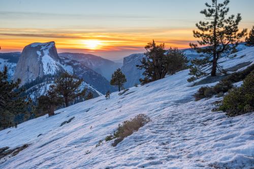 Yosemite National Park Winter Sunset  [5758 × 3839]
