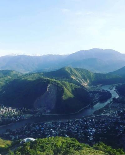 Village nestled in the Himalayas, Varmul Kashmir.