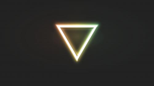 Monokai-Spectrum neon triangle