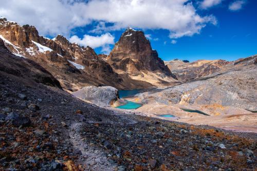 The other-worldly landscape of the Huayhuash circuit in Northern Peru