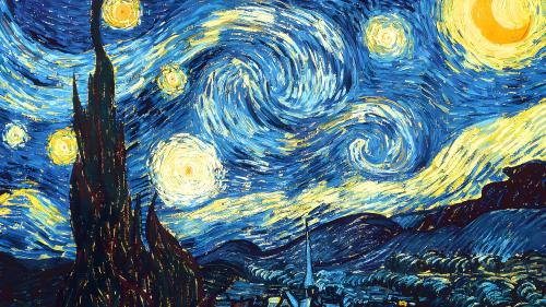 The Starry Night @ Vincent Van Gogh