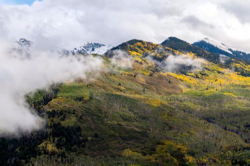 Cloud 9 with a side of fall colors in Marble, CO.