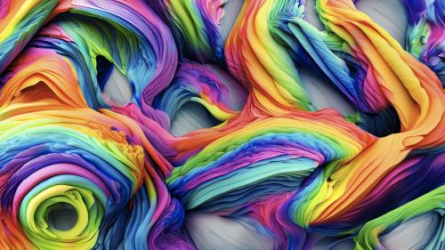 Abstract rainbow waves