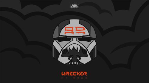 Wrecker's helmet from Bad Batch