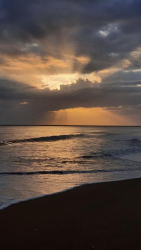 The sky over the Atlantic Ocean in Southern Spain