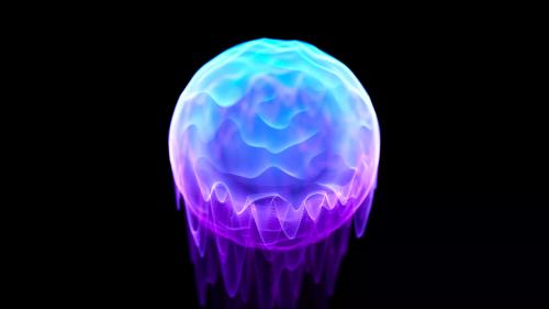 Melting Sphere [5120x2880] Animated version in the comments