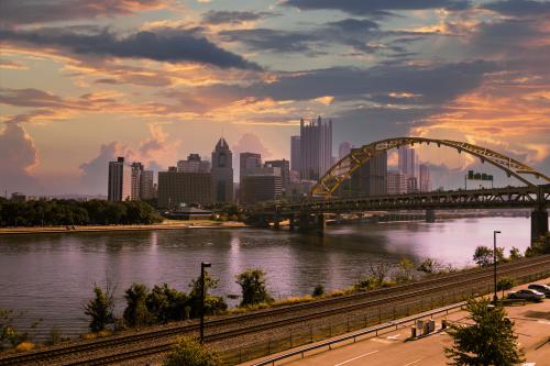 Daybreak in Pittsburgh, PA, USA