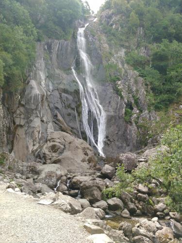 Aber Falls in Wales, UK