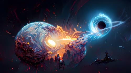 Blue Blackhole