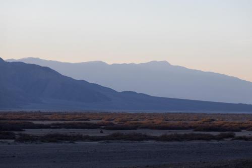 Beginning of twilight in Death Valley National Park, CA