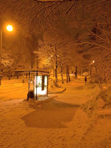 Winter evening in Espoo, Finland