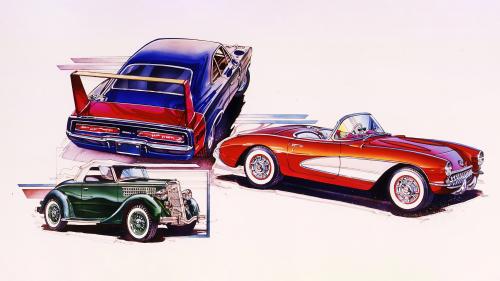 Airbrush Classic Cars by Garth Glazier