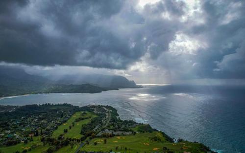 Kauai, Hawaii with some angry and beautiful clouds 4/22/22