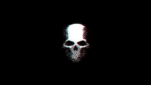 Simple Dark Skull