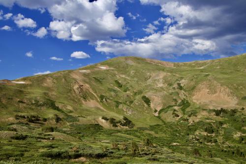 Sunny summer day above Loveland Pass, CO.