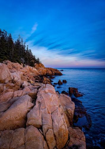 Cold evening in Acadia, 2019