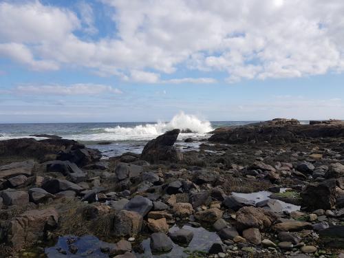 Rocky New Hampshire coastline